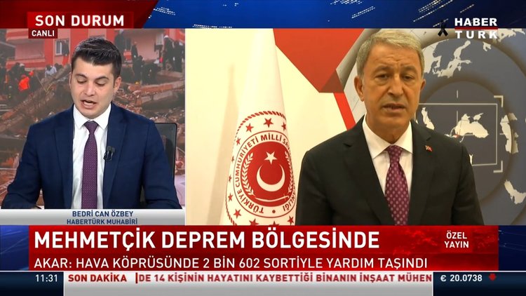 Mehmetçik deprem bölgesinde