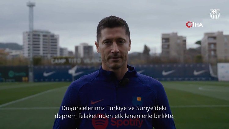 Lewandowski'den depremzedelere yardım çağrısı