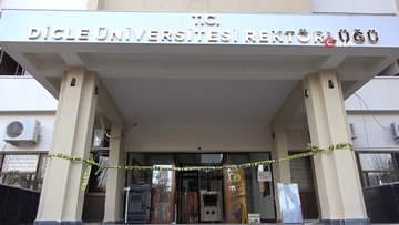 Dicle Üniversitesi rektörlük binası boşaltıldı