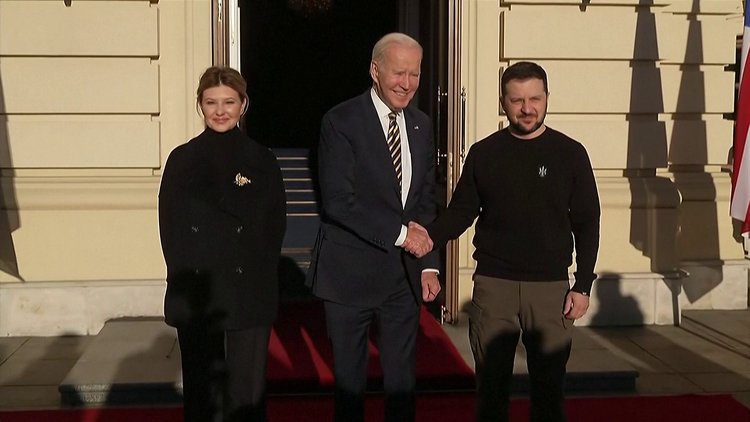 Biden'dan Kiev'e sürpriz ziyaret