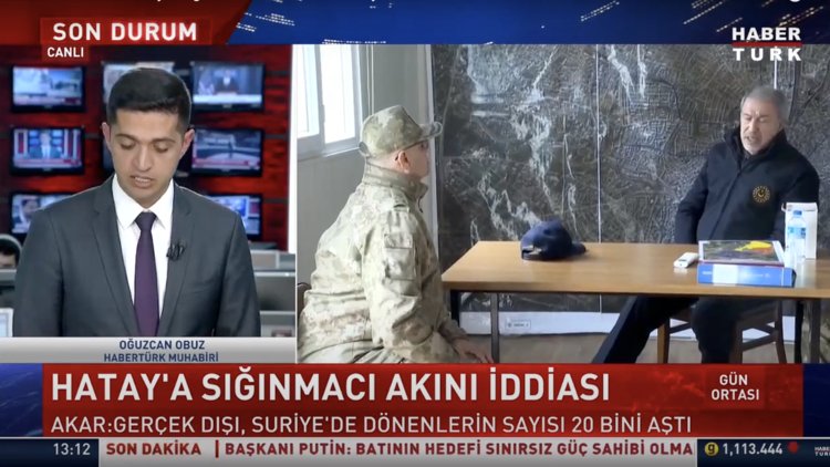 Bakan Akar&#039;dan &#039;Hatay&#039;a sığınmacı akını&#039; iddialarına yanıt