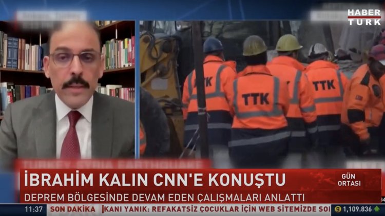 İbrahim Kalın deprem bölgesinde devam eden çalışmaları anlattı