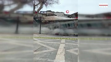 Malatya'da 5.6 büyüklüğünde deprem; hasarlı bazı binalar yıkıldı