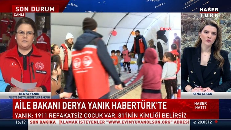 Aile Bakanı Derya Yanık Habertürk'te