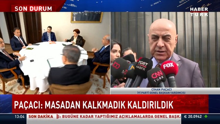 Cihan Paçacı: Masadan kalkmadık, kaldırıldık