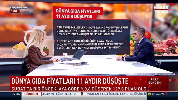 Dünya gıda fiyatları 11 aydır düşüyor
