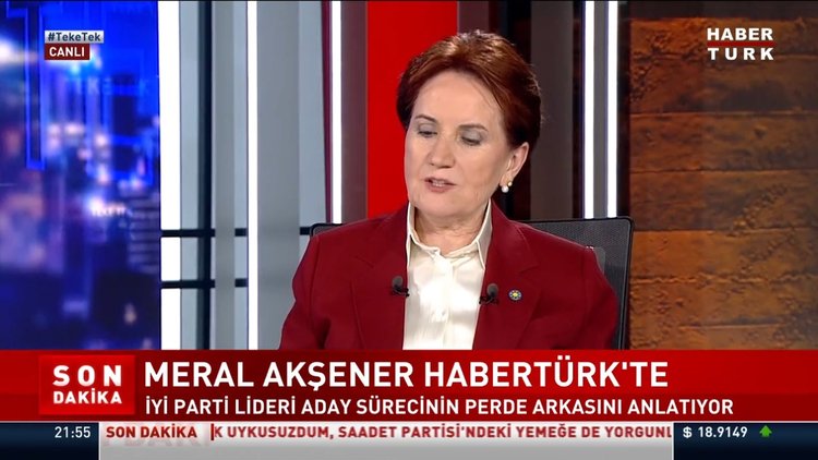 Meral Akşener'den Teke Tek'te Fatih Altaylı'ya açıklamalar - 2