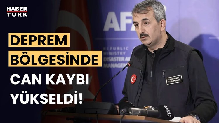 AFAD Başkanı Yunus Sezer, depremde son durumu açıkladı!