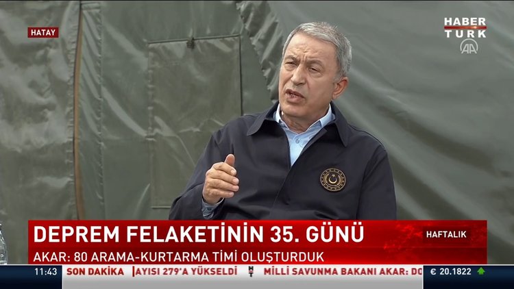 Milli Savunma Bakanı Hulusi Akar Hatay'da soruları yanıtladı