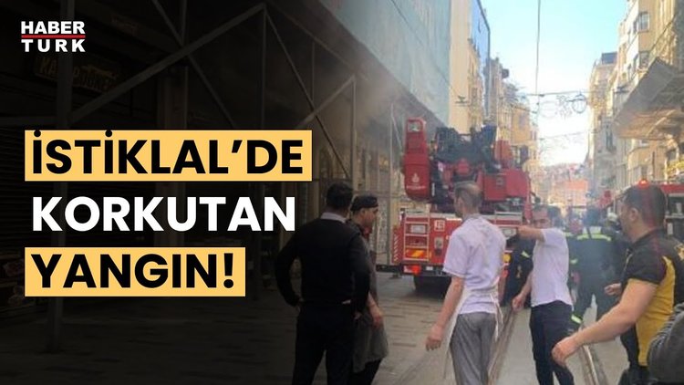 Son Dakika... İstiklal Caddesi’nde restorandaki yangın kiliseye sıçradı