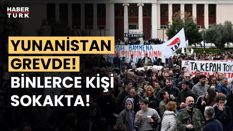 Yunanistan’da genel grev! Binlerce kişi sokağa çıktı!