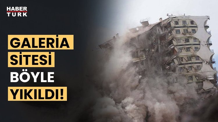 Galeria Sitesi&#039;nin son bloku yıkım sırasında çöktü!