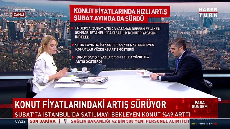 Konut fiyatlarındaki hızlı artış Şubat ayında da sürdü