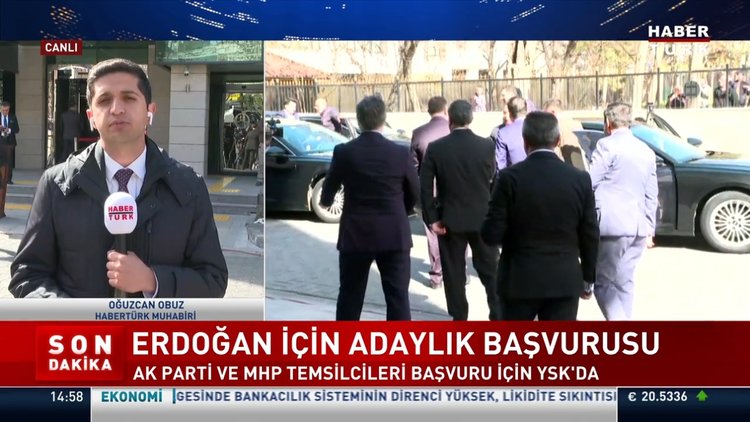 YSK'da bugün Erdoğan'ın adaylığı için başvuru yapıldı