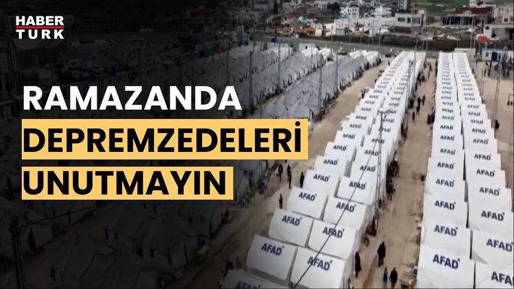 Deprem bölgesinde ilk iftar hazırlığı
