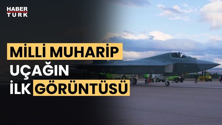 Milli Muharip Uçak piste çıktı!