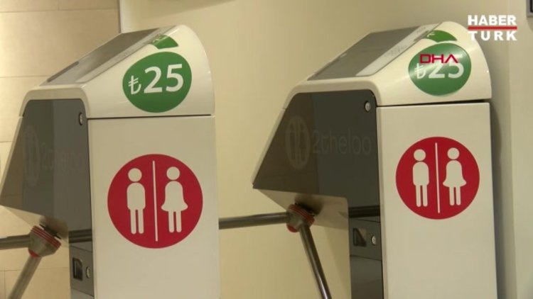 Florya'da AVM'de 25 liraya VIP tuvalet