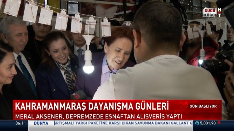 Meral Akşener'den deprem bölgesine ziyaret