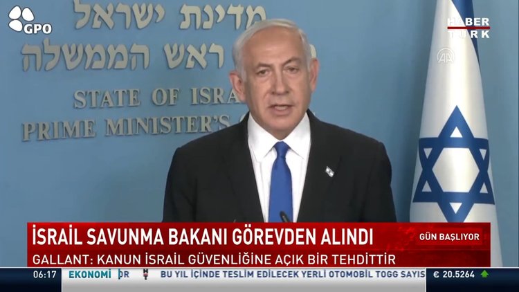 İsrail Savunma Bakanı görevden alındı