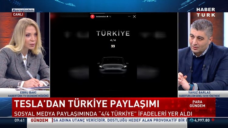 Tesla'dan Türkiye paylaşımı!