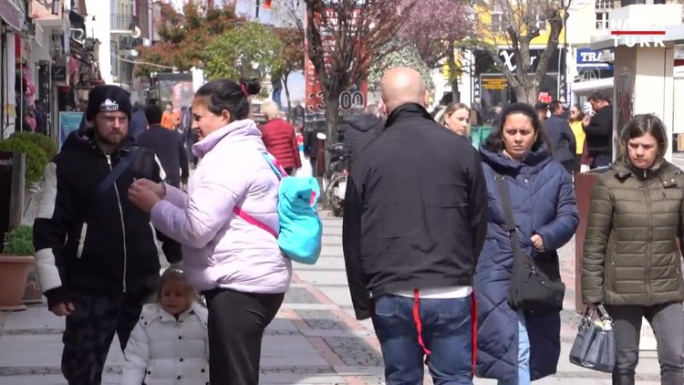 Balkanlardan gelen soğuk hava nedeniyle Trakyada sıcaklıklar düştü