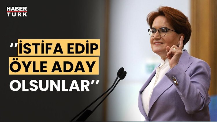 Akşener: ''Atanmış bakanları vekil yapma telaşındalar''