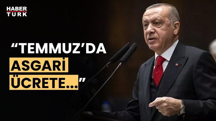 Cumhurbaşkanı Erdoğan&#039;dan asgari ücret zammı açıklaması!