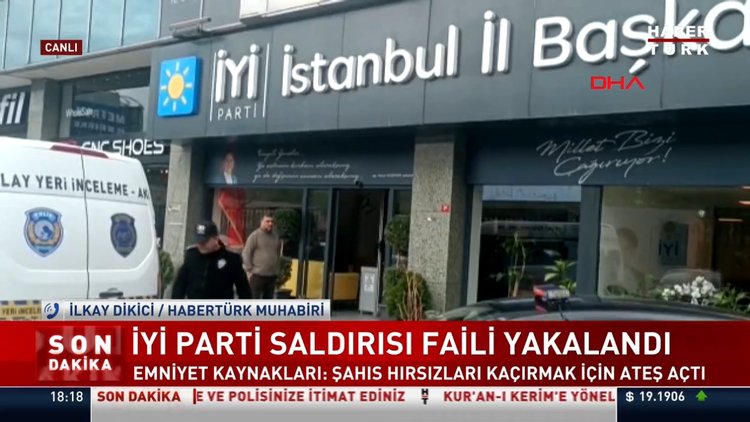 İYİ Parti saldırganı yakalandı