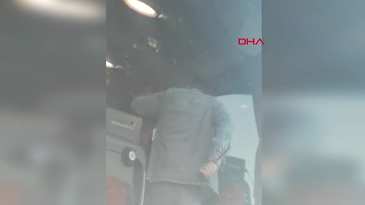 Şoförü bıçakla rehin alıp yolcu otobüsünü kaçırdı