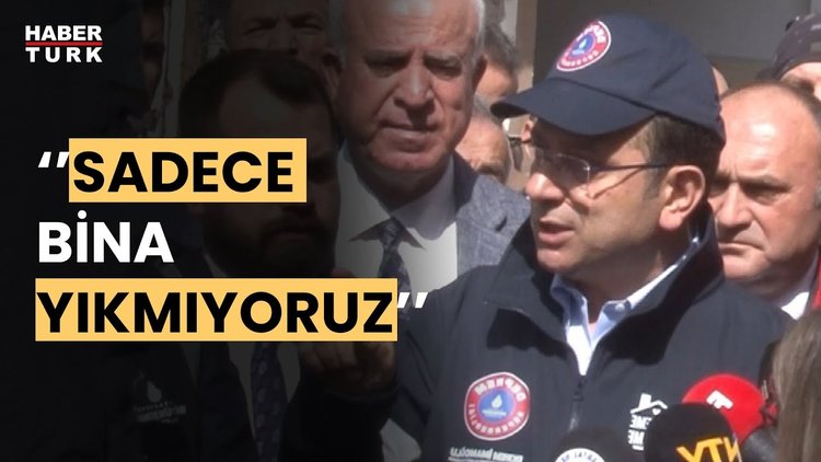 Depreme dayanıksız binalarda yıkım