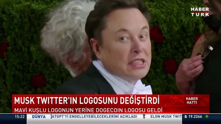 Musk, Twitter'ın logosunu değiştirdi