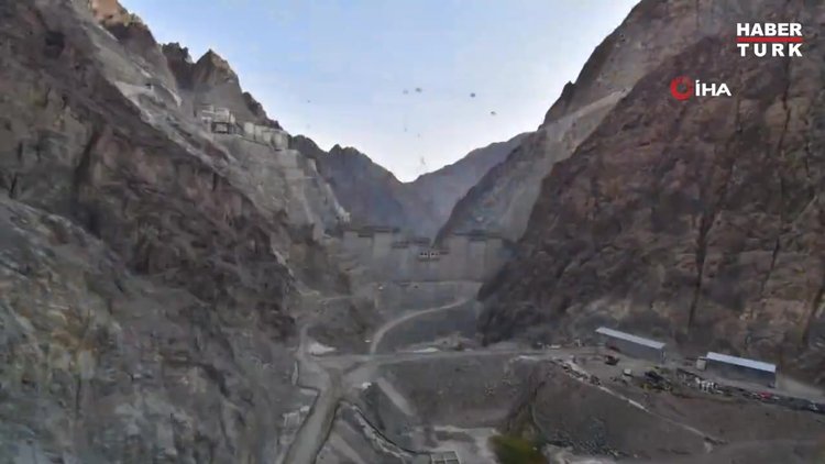 Yusufeli Barajı ve HES'te su yüksekliği 100 metreyi buldu!