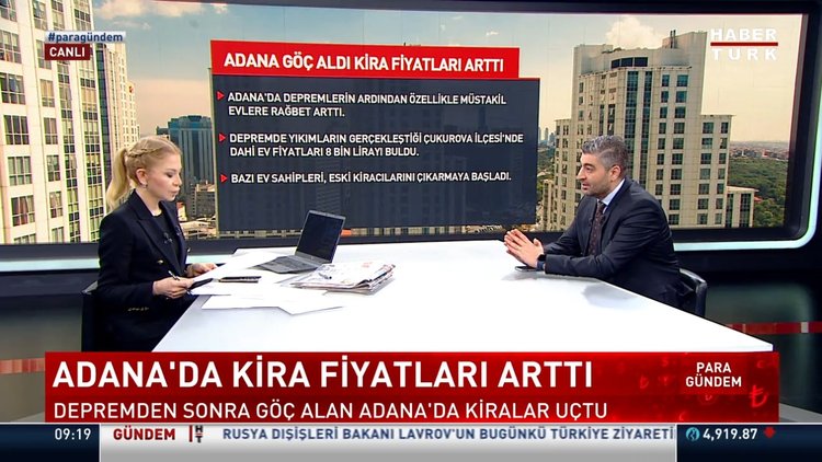 Adana'da kira fiyatları arttı