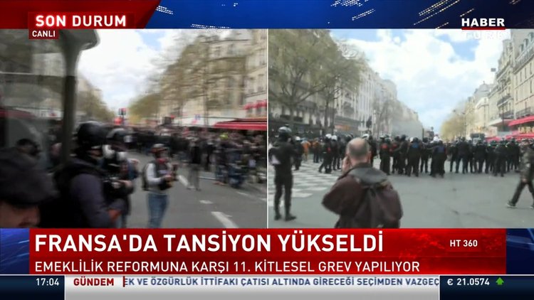 Fransa'da tansiyon yükseldi