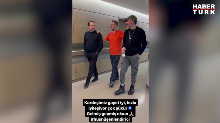 Ercan Saatçi hastaneden duyurdu: Hüsnü Şenlendirici iyileşiyor