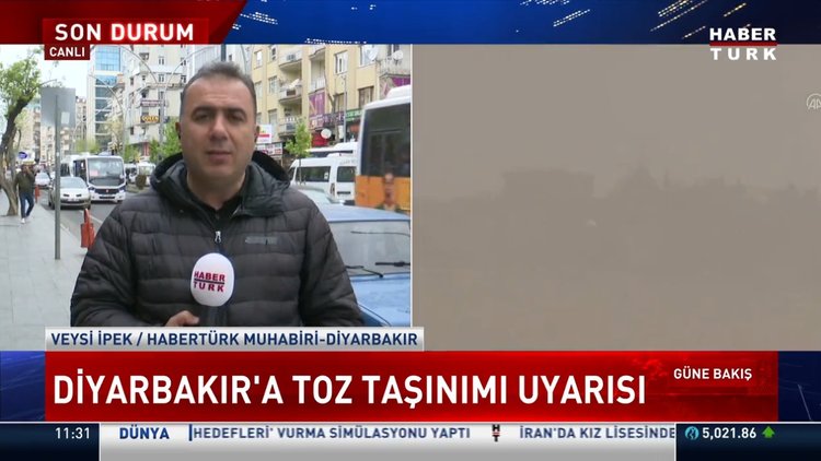 Diyarbakır'a toz taşınımı uyarısı