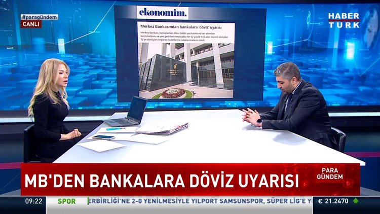 Merkez Bankası'ndan bankalara döviz uyarısı