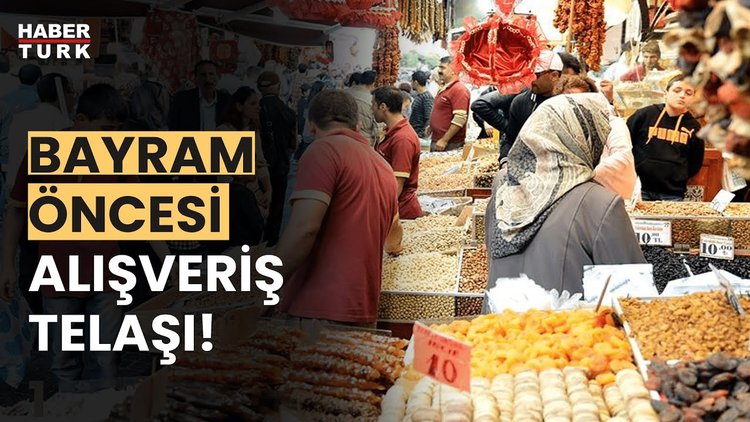 Eminönü&#039;nde bayram alışverişi