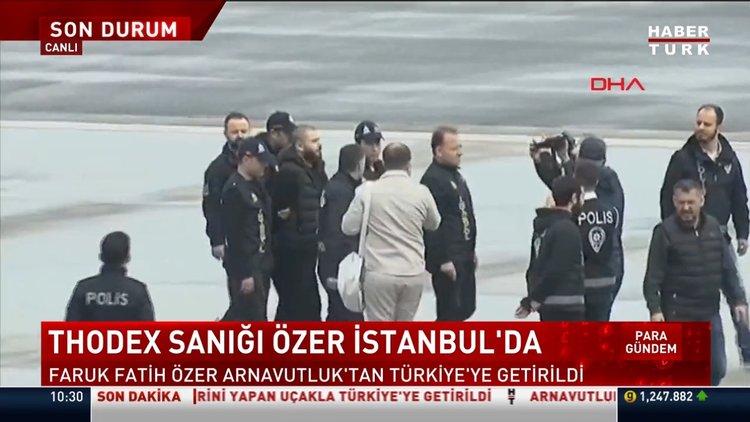 Thodex sanığı Özer İstanbul'da