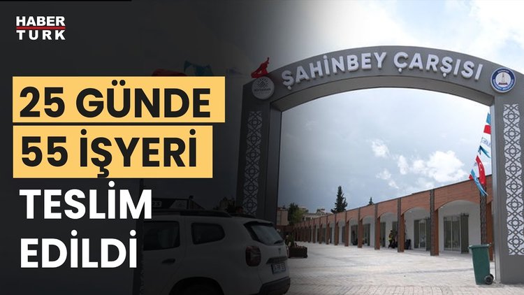 Adıyaman&#039;da 25 günde yeni çarşı