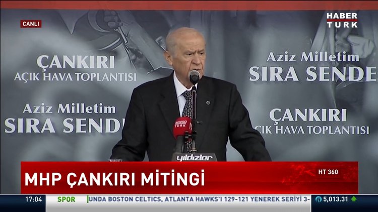 MHP lideri Bahçeli, Çankırı'da açıklamalarda bulundu