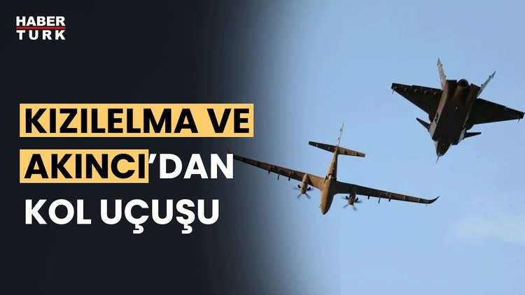 Bir ilki başardılar: Bayraktar Kızılelma ve Bayraktar Akıncı kol uçuşu icra etti!