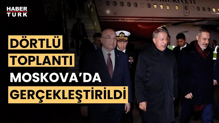 Moskova&#039;da dörtlü Suriye toplantısı
