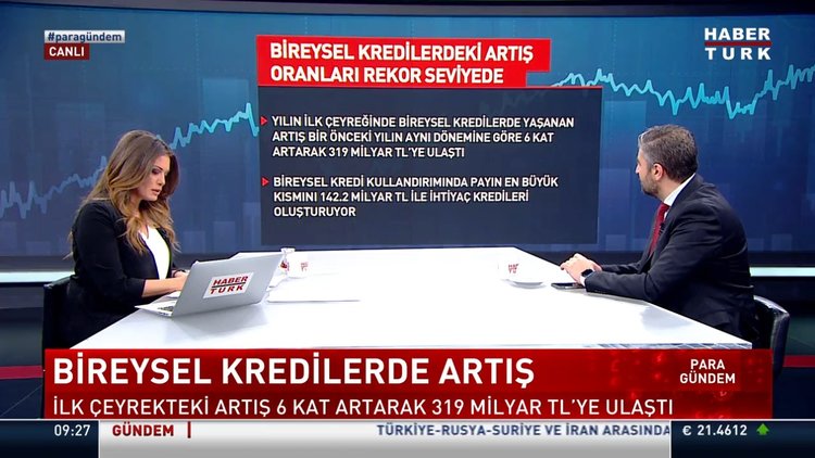 Bireysel kredilerde artış
