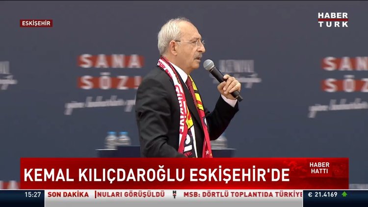 Kemal Kılıçdaroğlu Eskişehir'de