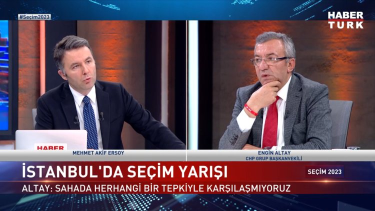 Seçim 2023 - 27 Nisan 2023 (CHP Grup Başkanvekili Engin ALTAY Habertürk'te)