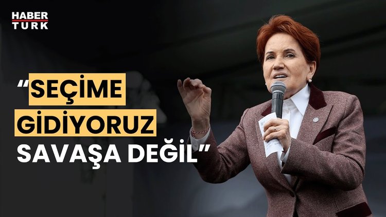 İyi Parti lideri Meral Akşener, Şanlıurfa'da vatandaşlarla buluştu