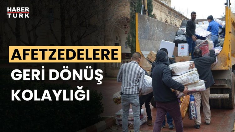 AFAD&#039;dan afetzedeler için geri dönüş desteği