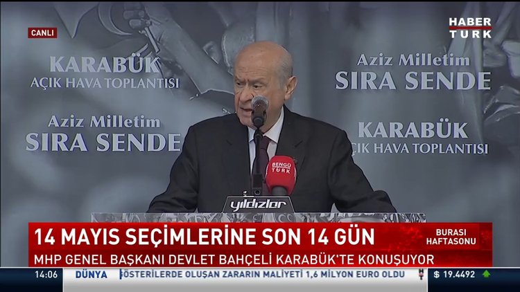 MHP Lideri Bahçeli Karabük'te