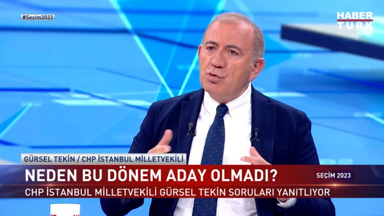 Seçim 2023 - 30 Nisan (CHP İstanbul Milletvekili Gürsel Tekin Habertürk Tv&#039;de)